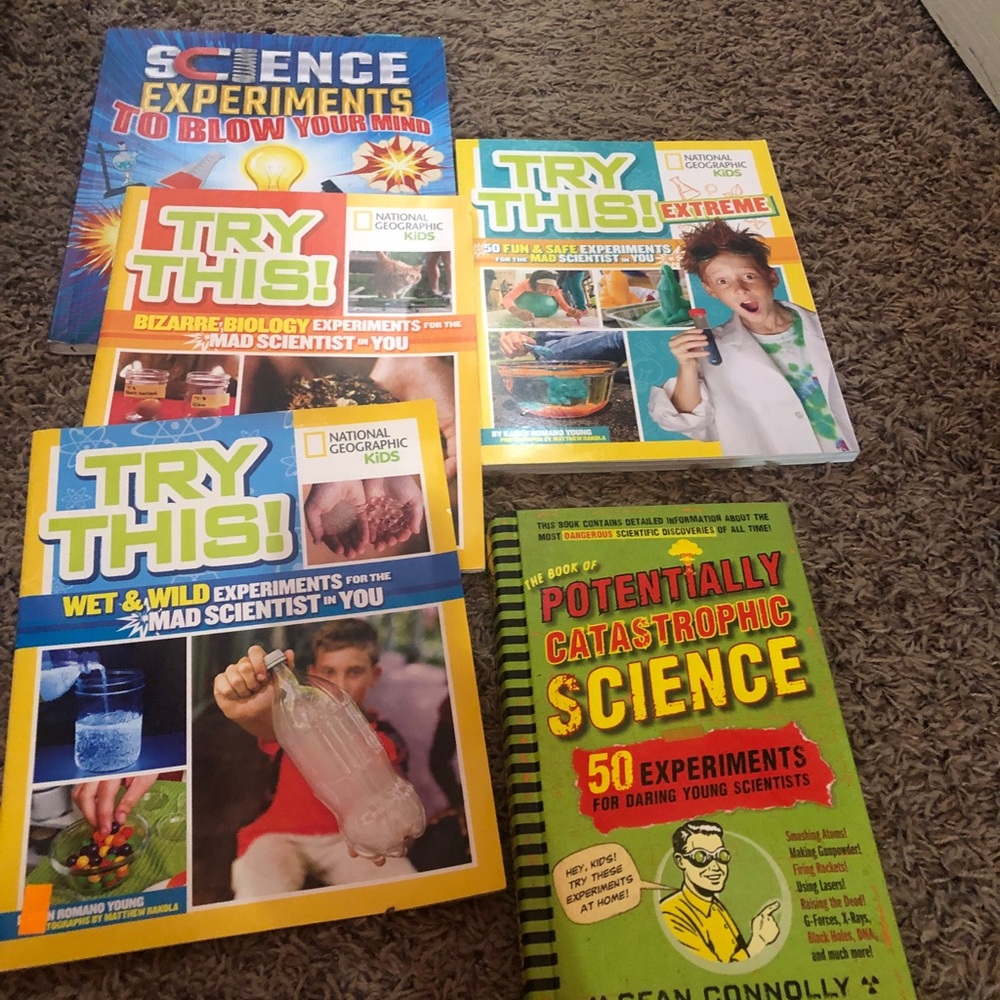 Science Experiment Book Set